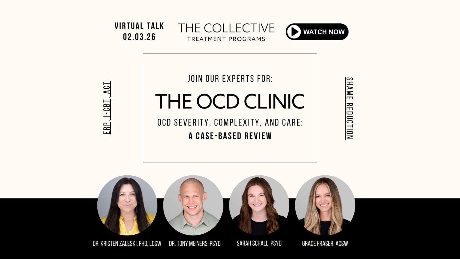 Watch Now - The OCD Clinic Virtual Talk
